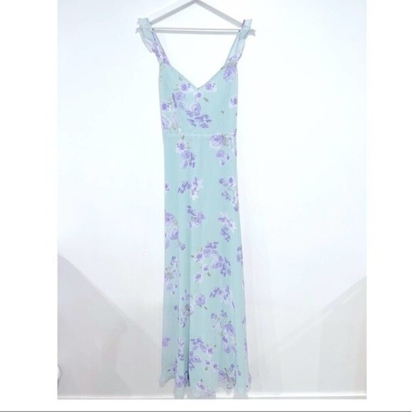 Lulu’s Floral Maxi Dress - Picture 3 of 10